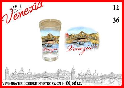 BICCHIERE VTR.SV.TRASP. CM 9 VENEZIA S/5