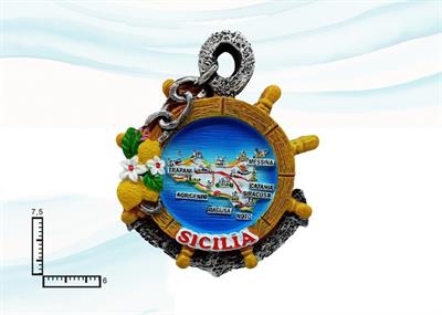 MAGNETE RESINA TIMONE SICILIA