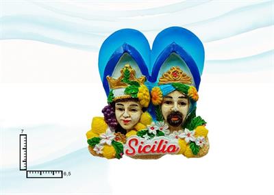 MAGNETE RESINA INFRADITO DOPPIO SICILIA