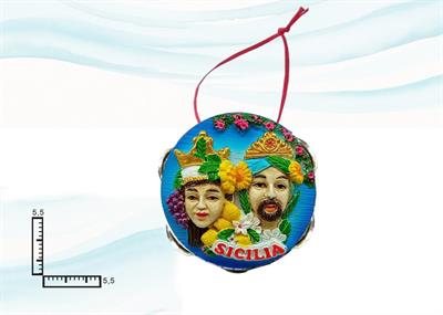 MAGNETE RESINA TAMBURELLO SICILIA