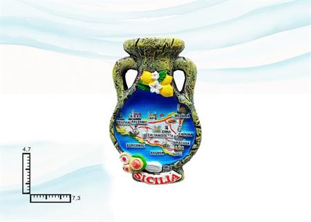MAGNETE RESINA ANFORA SICILIA