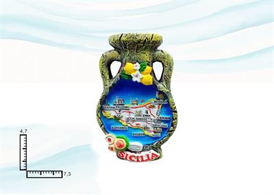 MAGNETE RESINA ANFORA SICILIA