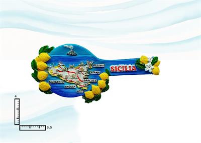 MAGNETE RESINA MESTOLO SICILIA