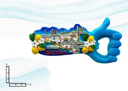 MAGNETE RESINA APRIBOTTIGLIA SICILIA