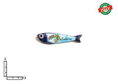 MAGNETE ACCIUGA CERAMICA CALABRIA