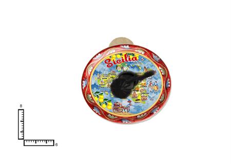 TAPPO DOSATORE CERAMICA CARTINA SICILIA