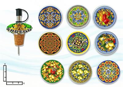 TAPPO DOSATORE CERAMICA ROSONE ASSORTIMENTO