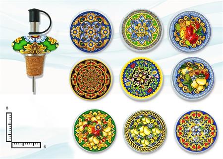 TAPPO DOSATORE CERAMICA SICILIA ASSORTIMENTO