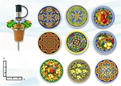 TAPPO DOSATORE CERAMICA SICILIA ASSORTIMENTO