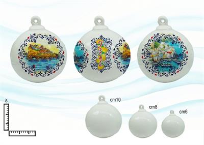 PALLINA CERAMICA DIAM. CM8 PERSONALIZZABILE