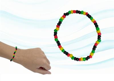 BRACCIALE PERLINE NERO