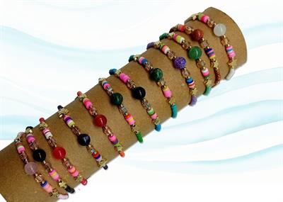 BRACCIALE COLORATO TUBO 60PZ