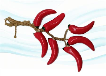 GRAPPOLO CERAMICA PEPERONCINO 7PZ
