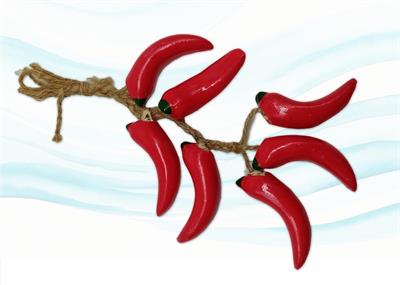 GRAPPOLO CERAMICA PEPERONCINO 7PZ