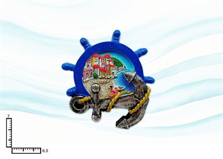MAGNETE RESINA TIMONE GENERICO PAESAGGI