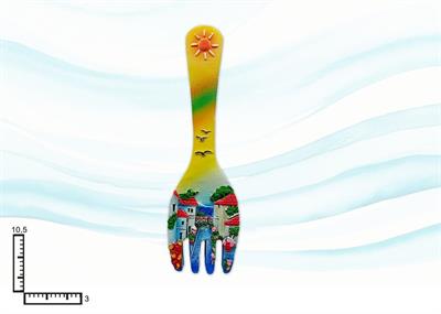 MAGNETE RESINA FORCHETTA GENERICO PAESAGGI