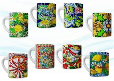 MUG CERAMICA BIANCO SUBLIMAZIONE CM10 ROSONI SARDEGNA