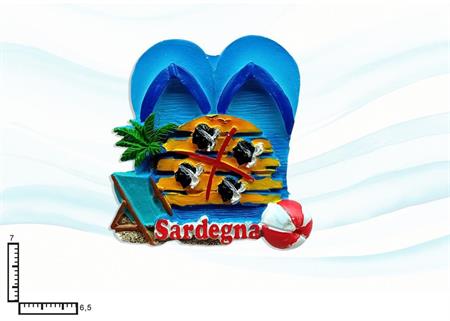 MAGNETE RESINA INFRADITO DOPPIO SARDEGNA