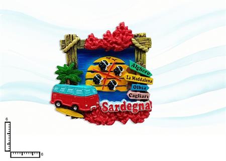 MAGNETE RESINA EFFETTO LEGNO SARDEGNA