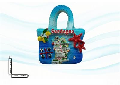 MAGNETE RESINA BORSETTA SARDEGNA