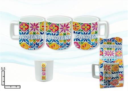 MINI MUG CERAMICA MAN.SQUADR.C/BLISTER SARDEGNA