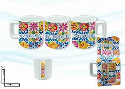 MINI MUG CERAMICA MAN.SQUADR.C/BLISTER SARDEGNA