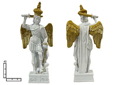 SAN MICHELE ARC. ALI CH. CM40 BIANCO ALI DORATE