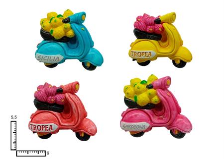 MAGNETE RESINA MOTO PERSONALIZZABILE