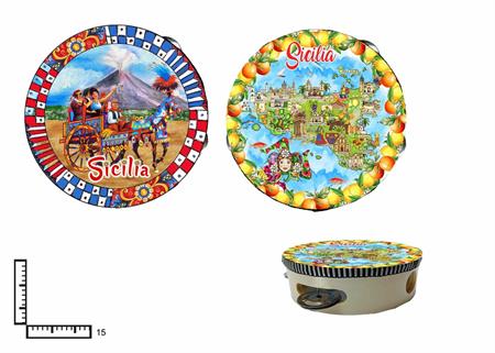 TAMBURELLO CM 15 PERSONALIZZABILE