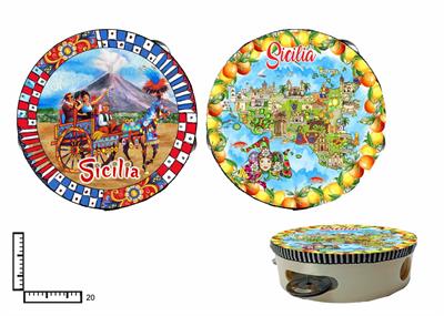 TAMBURELLO CM 20 PERSONALIZZABILE