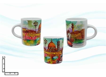 MINI MUG CERAMICA SUBL. PERSONALIZZABILE