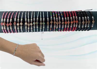 BRACCIALE C/FIORE TUBO 60PZ