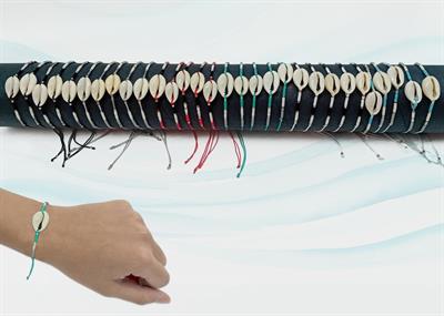 BRACCIALE C/CONCHIGLIA TUBO 60PZ