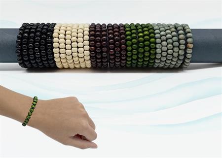 BRACCIALE LEGNO TUBO 60PZ