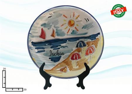 PIATTO CERAMICA CM20 L.INCISA ISCHIA