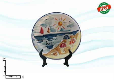 PIATTO CERAMICA CM10 L.INCISA ISCHIA