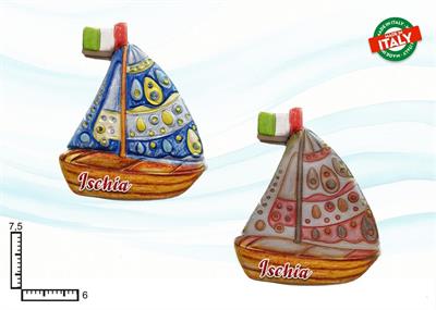 MAGNETE RESINA BARCA ISCHIA