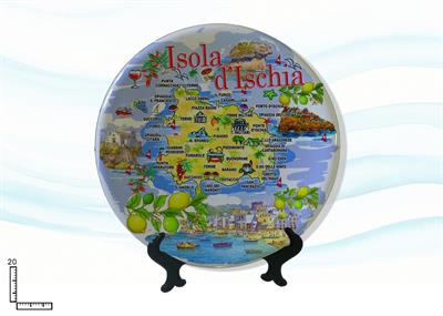 PIATTO CERAMICA CM10 ISCHIA