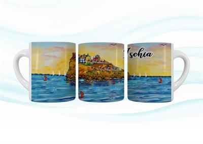 MUG SUBLIMAZIONE BIANCO CM10 ISCHIA
