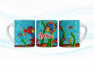 MUG SUBLIMAZIONE BIANCO CM10 ISCHIA 5