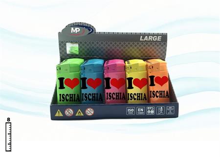 ACCENDINO GRANDE FLUO STAMPATO ISCHIA