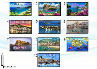MAGNETE RETTANGOLARE RESINATO CM12X5 ISCHIA