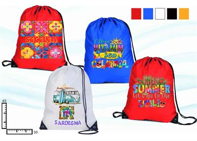 SACCA POLIESTERE CM30X40 PERSONALIZZABILE