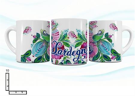 MUG CERAMICA BIANCO SUBLIMAZIONE CM10 SARDEGNA PAVONCELLA 2