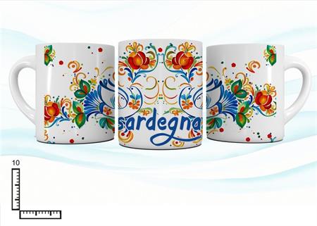 MUG CERAMICA BIANCO SUBLIMAZIONE CM10 SARDEGNA PAVONCELLA 3