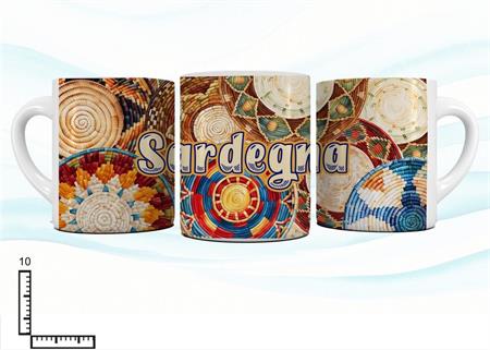 MUG CERAMICA BIANCO SUBLIMAZIONE CM10 SARDEGNA CESTI