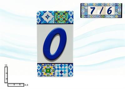 NUMERI CIVICI COL. NUM. 0