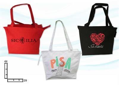 BORSA POLIESTERE CM44X29 PERS. S/3 NEUTRA