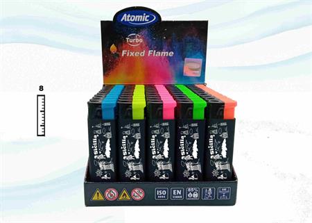 ACCENDINO ANTIVENTO SOFT NERO STAMP.SICILIA