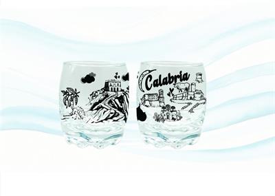 BICCHIERE VETRO FIORE TRASP.CM6 H 76ML CALABRIA